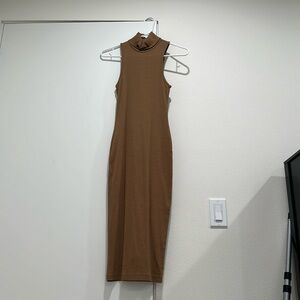 Zara turtleneck sleeveless dress